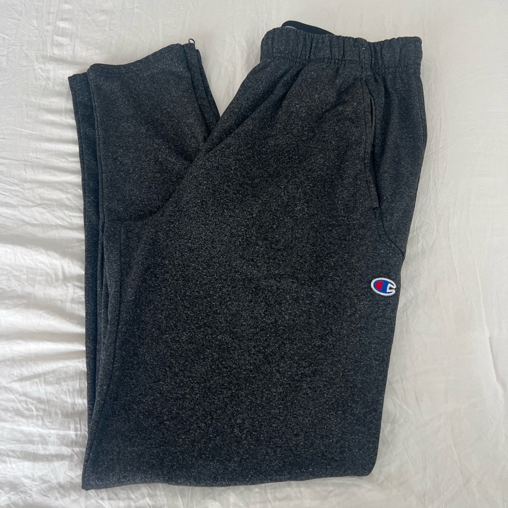 Unisex Champion Grey-Black Joggers Size L.